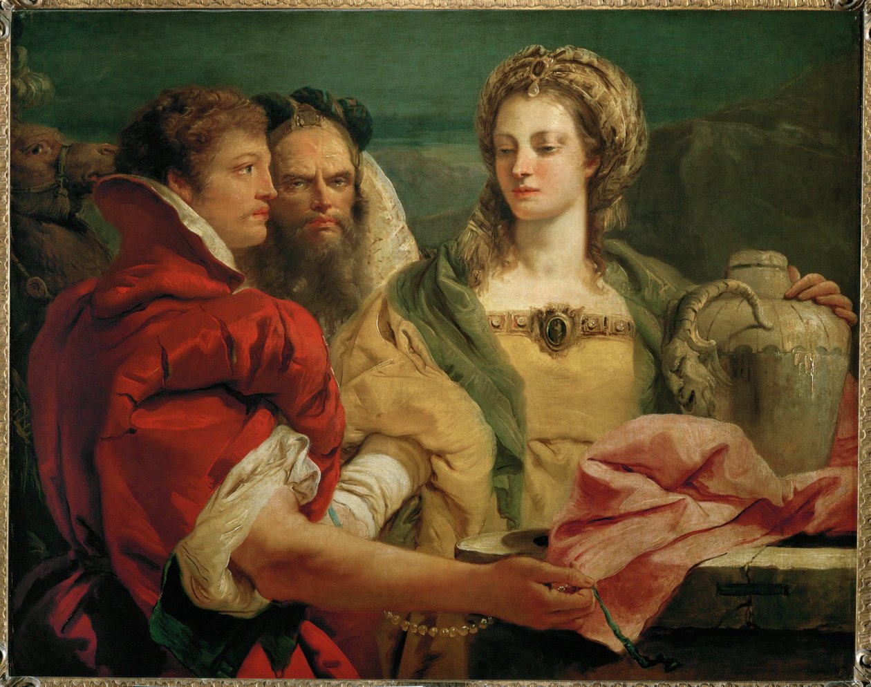 Rebeca en el pozo ... de Giovanni Battista (1696 1770) Tiepolo