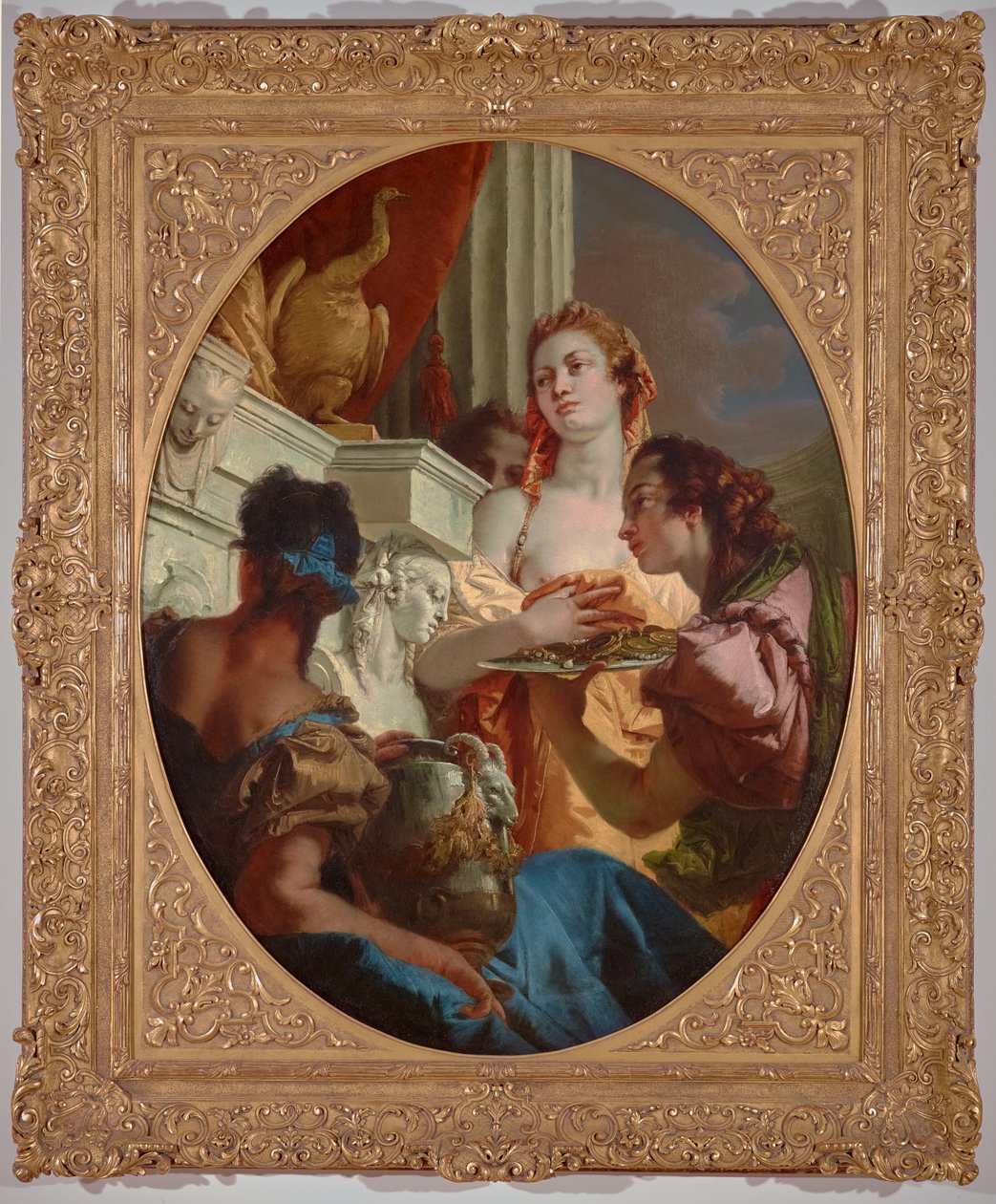 Matronas romanas haciendo ofrendas a Juno 1745 (Óleo sobre lienzo) de Giovanni Battista (1696 1770) Tiepolo