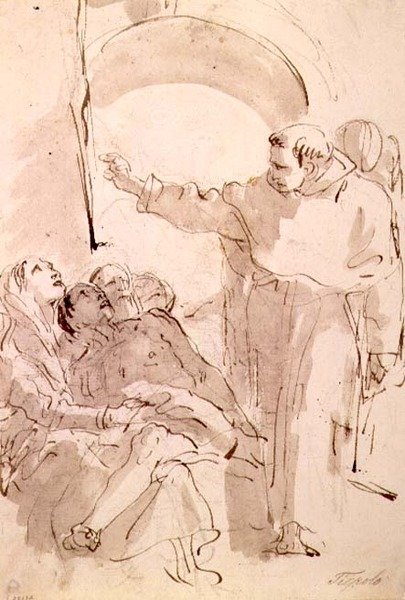El milagro de San Antonio de Padua de Giovanni Battista Tiepolo