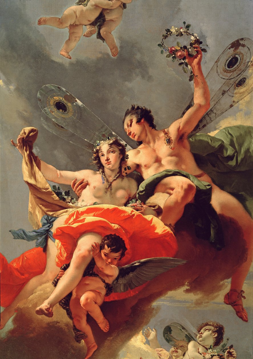 Zephyr y Flora de Giovanni Battista (1696 1770) Tiepolo