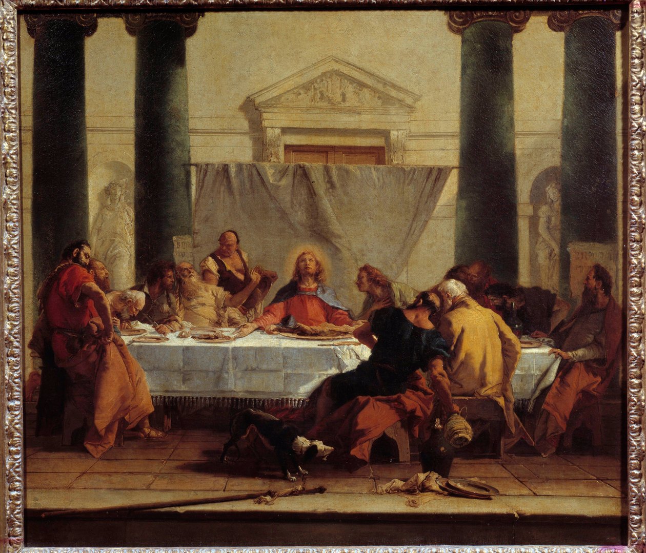 La última cena de Giovanni Battista Tiepolo