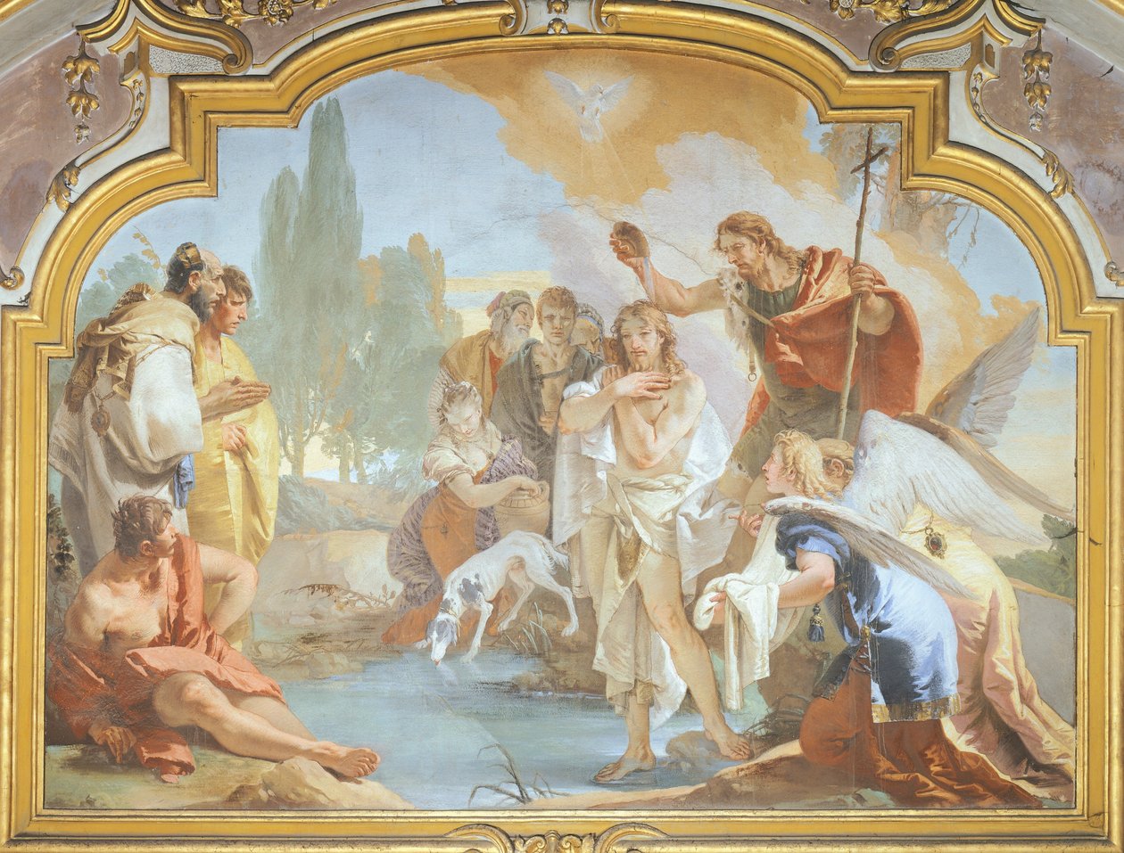 El Bautismo de Cristo de Giovanni Battista Tiepolo