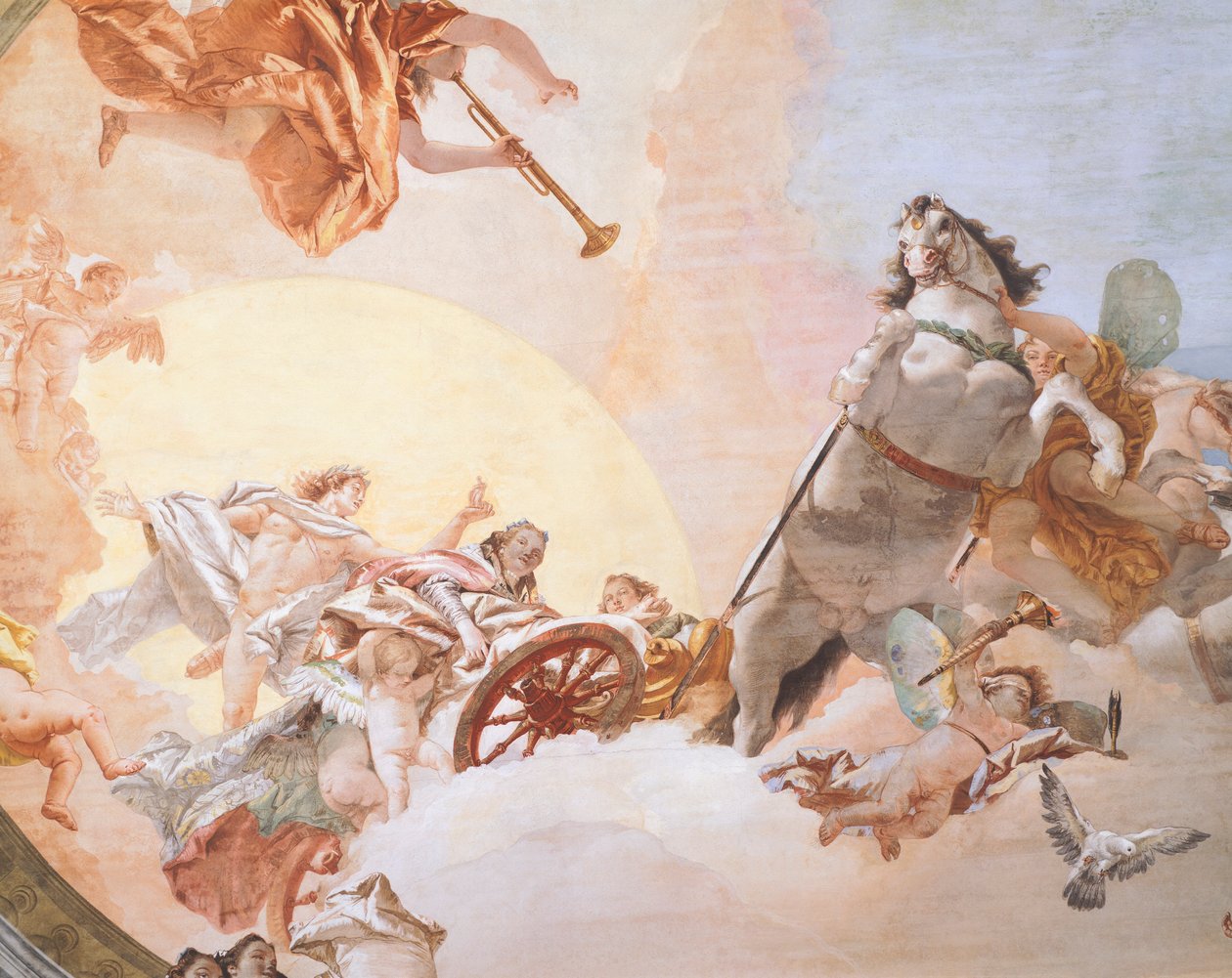 Alegoría de la boda, detalle de Giovanni Battista Tiepolo