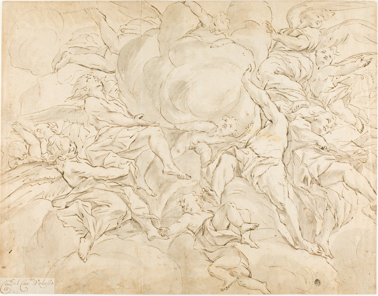 Gloria de los ángeles de Giovanni Battista Beinaschi