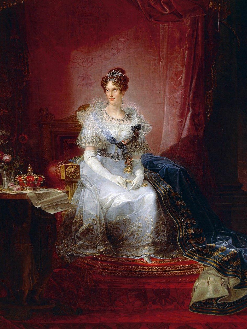Retrato de María Luisa, duquesa de Parma (Viena de Giovanni Battista Borghesi