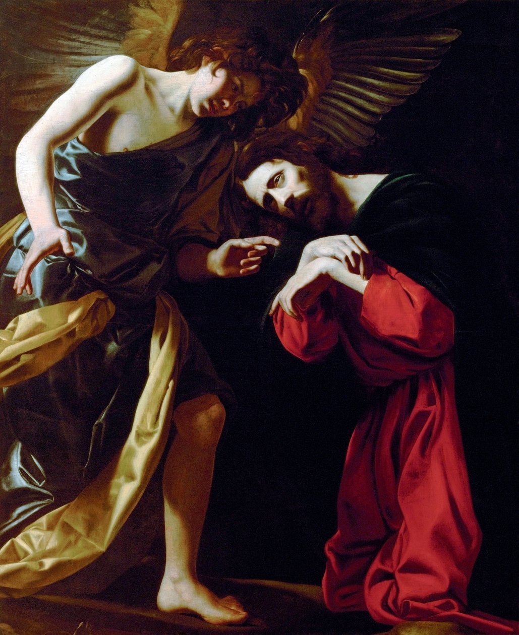Cristo en el Monte de los Olivos de Giovanni Battista Caracciolo