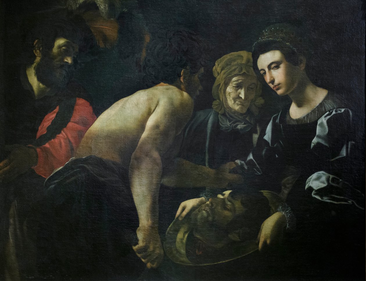 Salomé con la cabeza de Juan el Bautista de Giovanni Battista Caracciolo