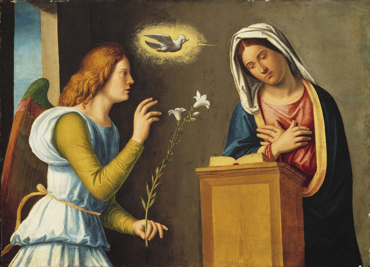 Anunciación a la Virgen, 150005 de Giovanni Battista Cima da Conegliano
