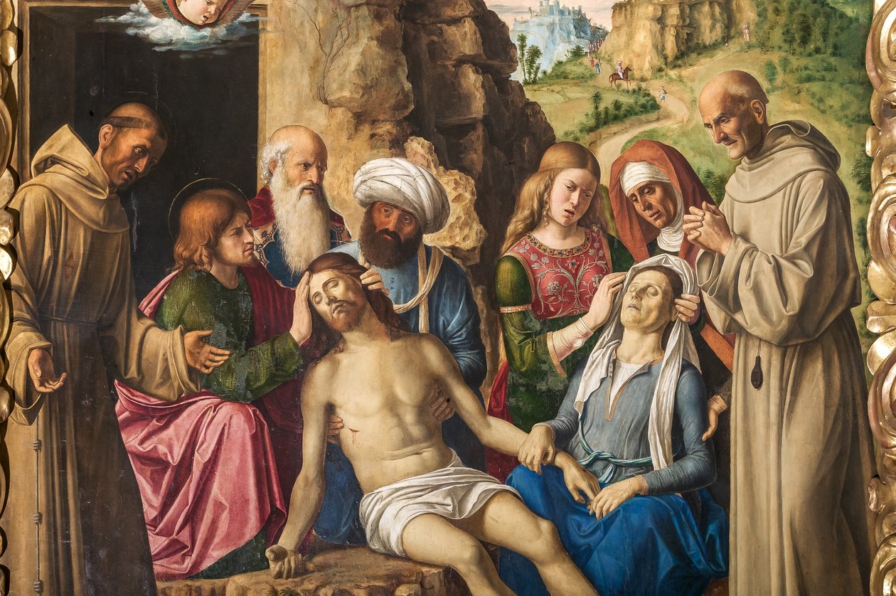 Lamentación de Cristo, detalle de 2384598 de Giovanni Battista Cima da Conegliano