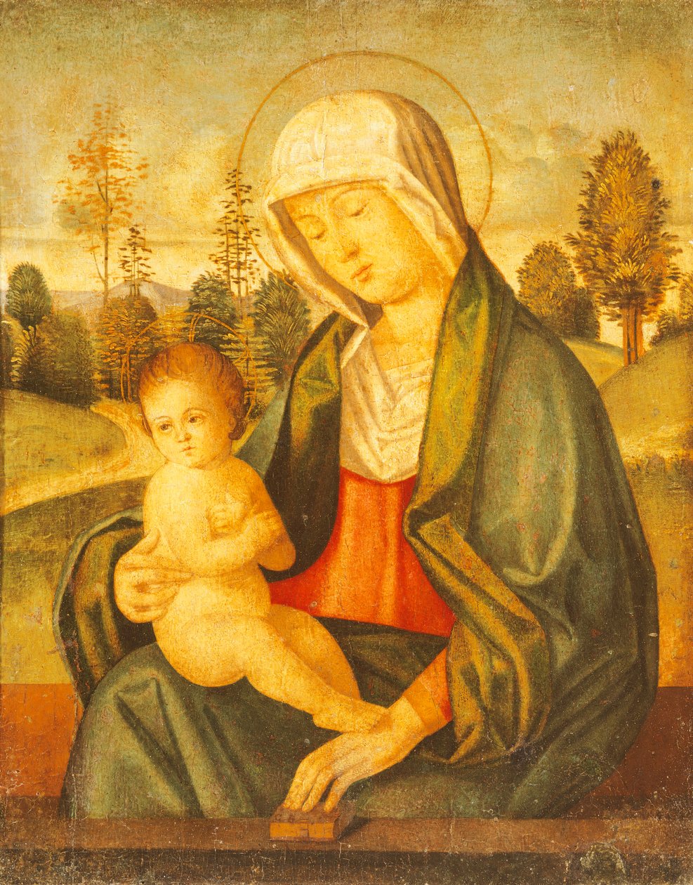 Virgen con el Niño (pintura) de Giovanni Battista Cima da Conegliano