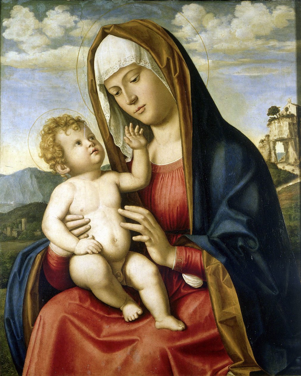 Virgen con el Niño de Giovanni Battista Cima da Conegliano