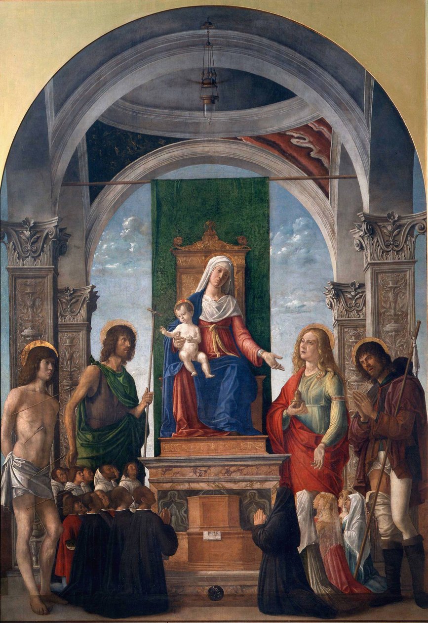 Conversación sagrada de Giovanni Battista Cima da Conegliano