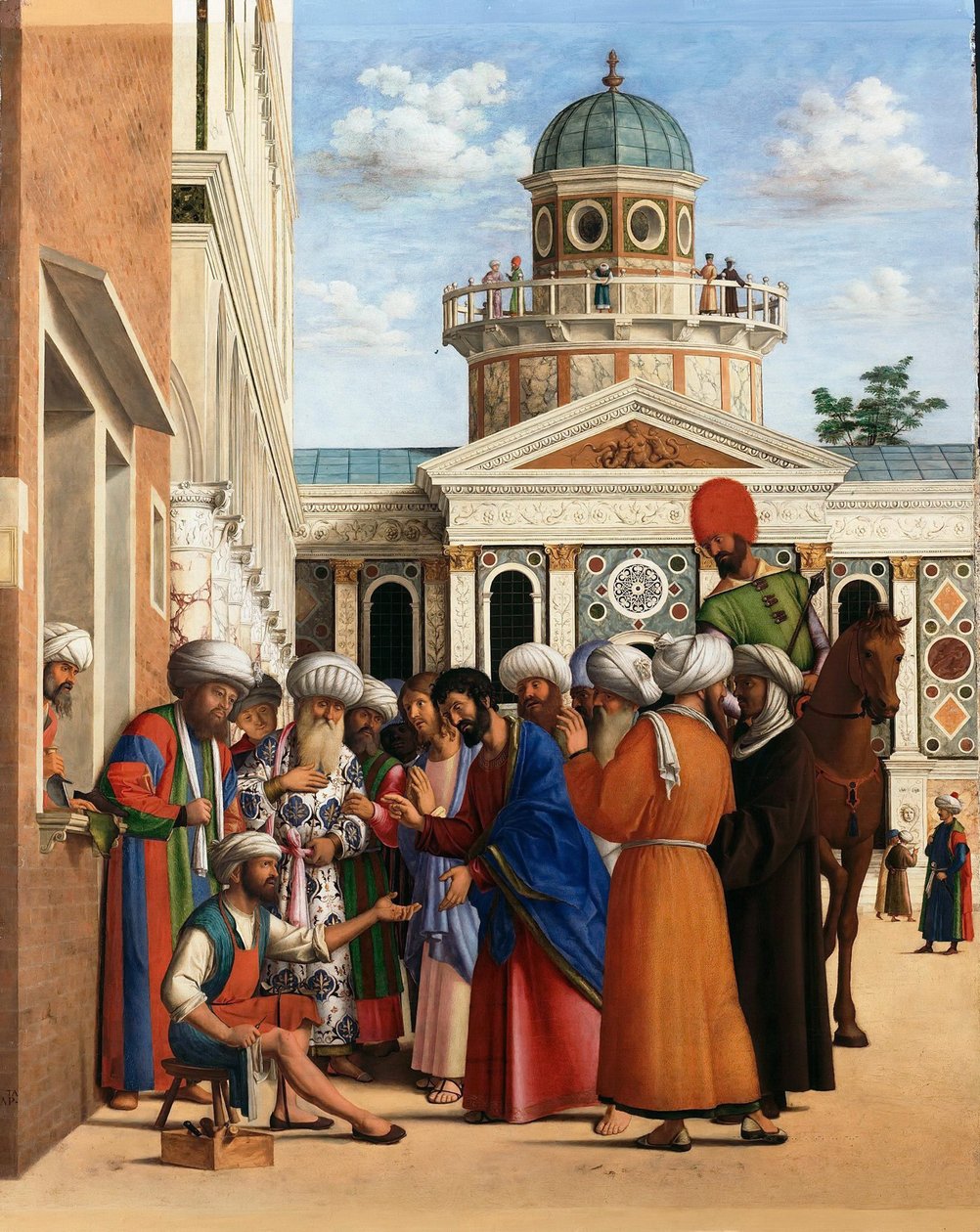 La curación de Anianus por San Marcos, c. 1497 de Giovanni Battista Cima da Conegliano