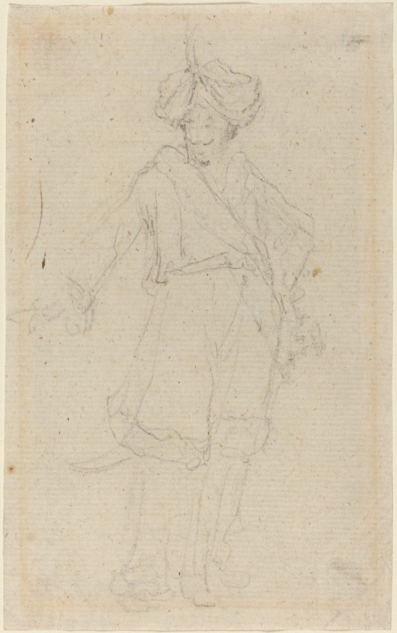 Un turco [recto] de Giovanni Battista Cipriani