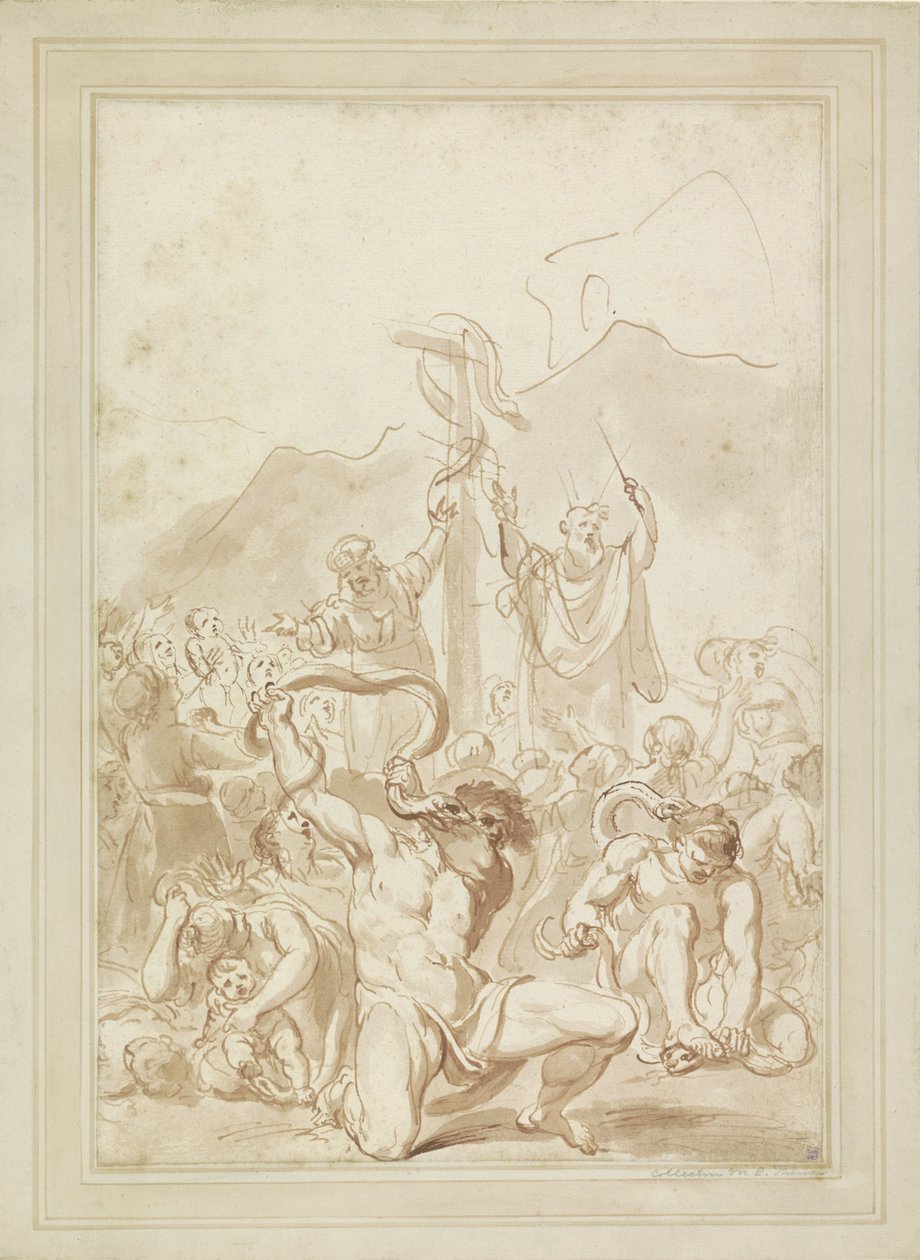 El culto a la serpiente de cobre de Giovanni Battista Cipriani