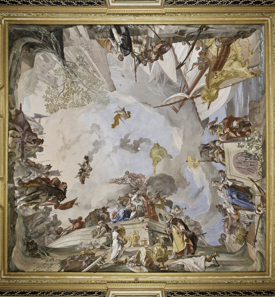 El sacrificio de Ifigenia de Giovanni Battista Crosato