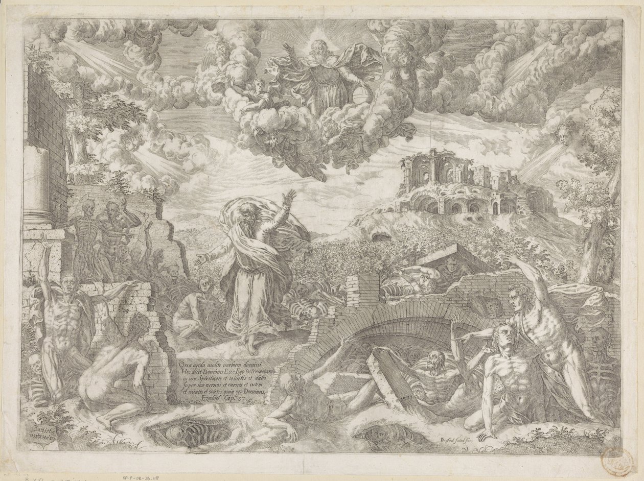 La visión de Ezequiel de Giovanni Battista Fontana