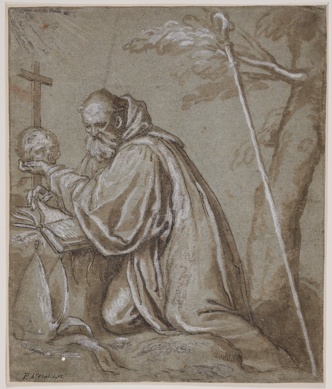 San Bernardo en penitencia de Giovanni Battista Fontana
