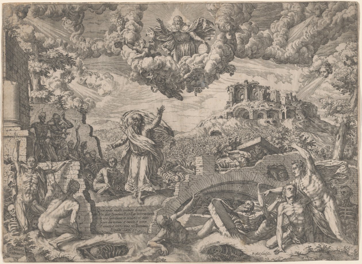 La visión de Ezequiel de Giovanni Battista Fontana