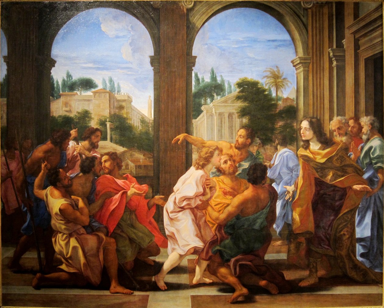 José reconocido por sus hermanos de Giovanni Battista Gaulli