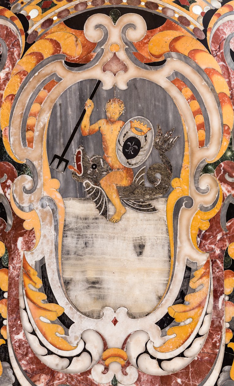 Catedral de San Cataldo, Capilla de San Cataldo, altar del Santo, detalle, Taranto, Apulia (foto) de Giovanni Battista Lombardelli