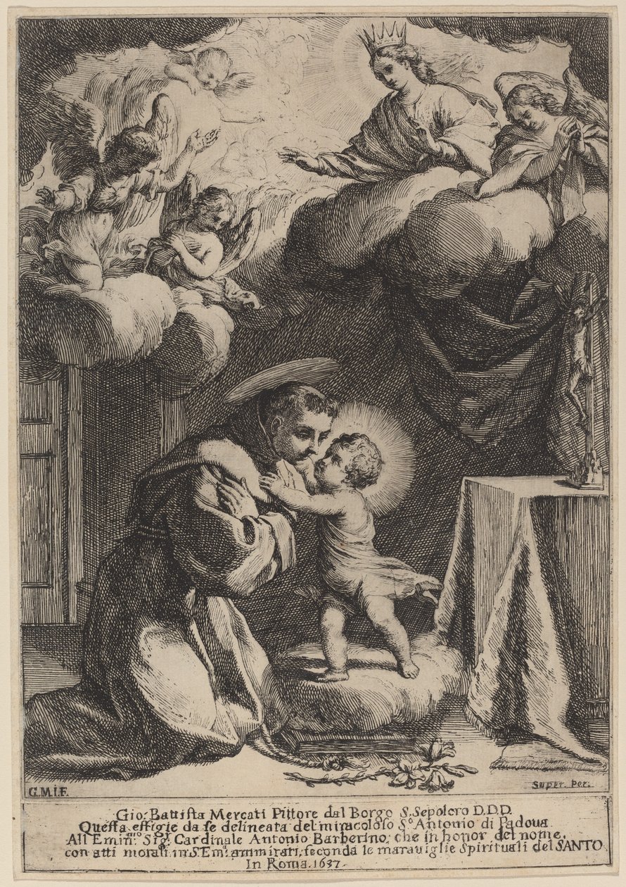 San Antonio de Padua de Giovanni Battista Mercati