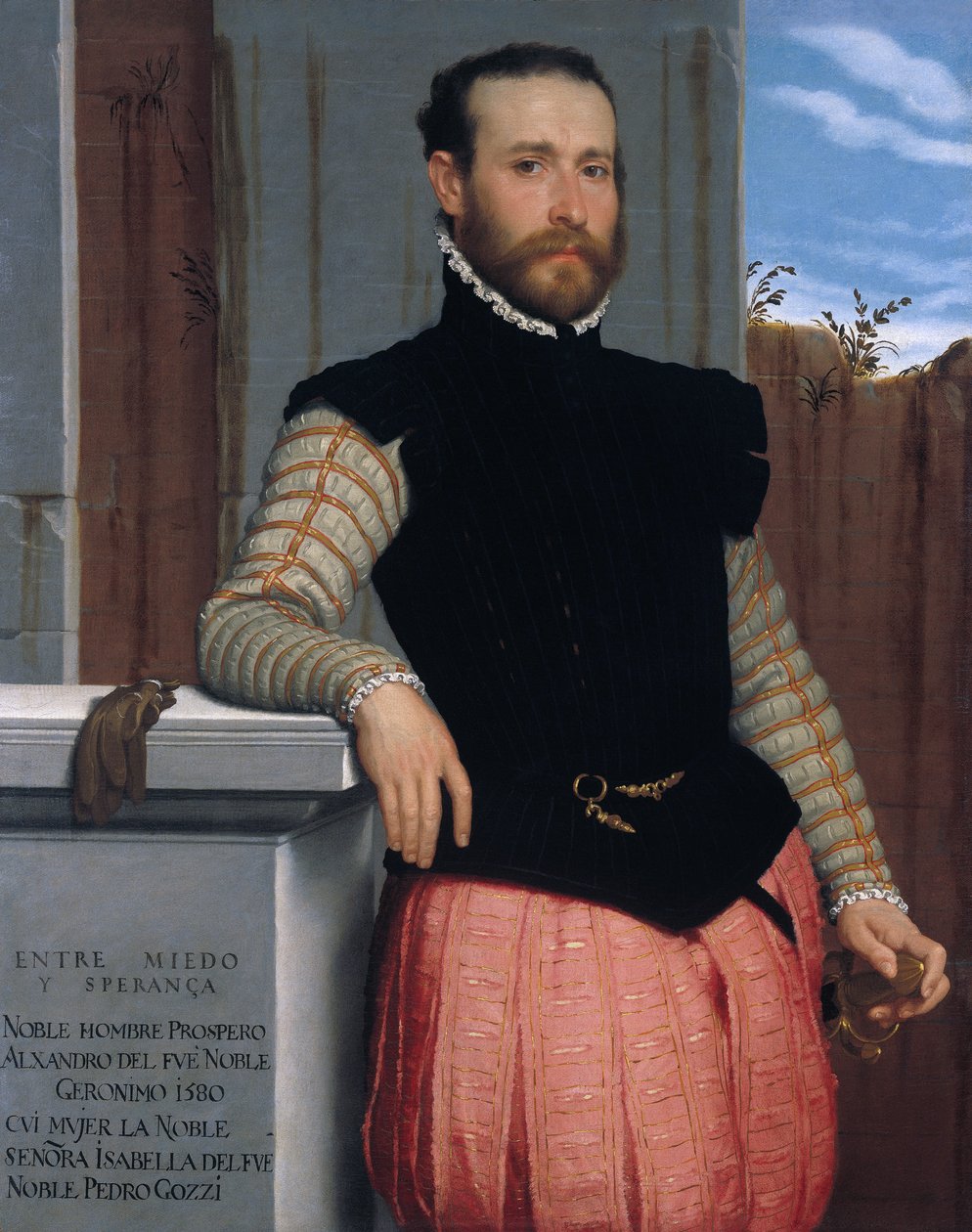 Retrato de Prospero Alessandri de Giovanni Battista Moroni
