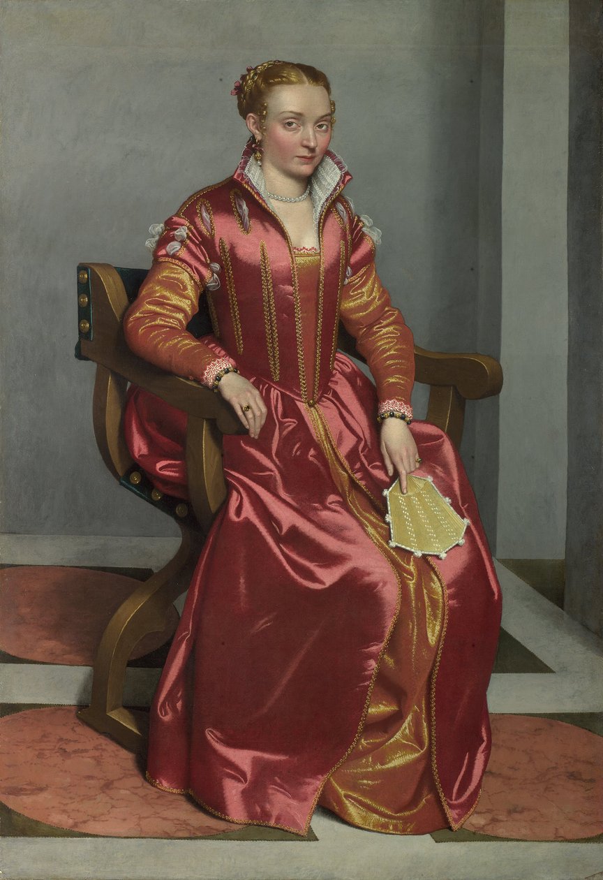 Retrato de una dama
Título alternativo: La Dama in Rosso de Giovanni Battista Moroni