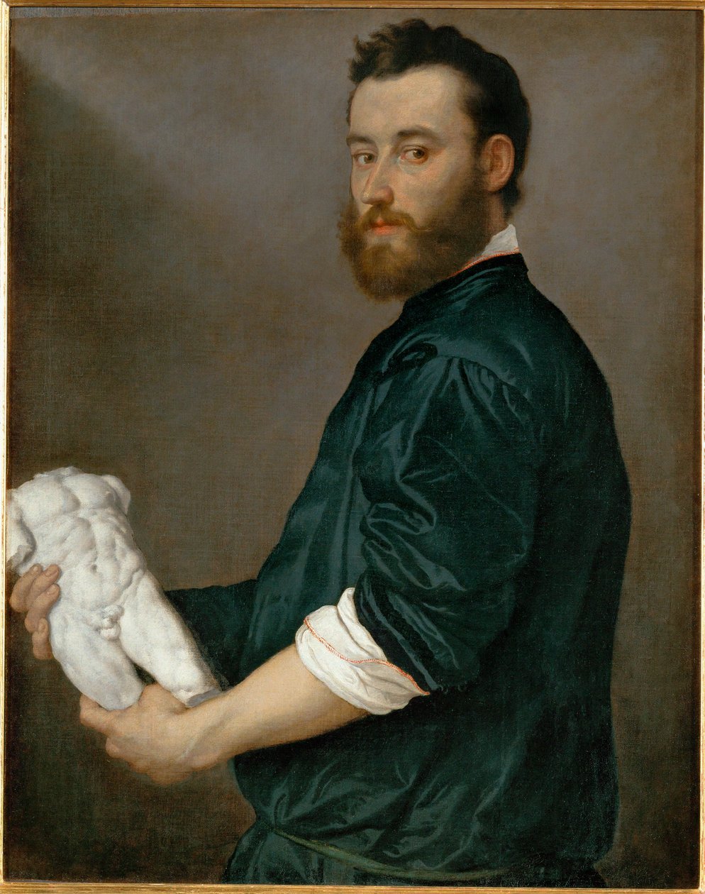 El escultor Alessandro Vittoria (pintura sobre lienzo) de Giovanni Battista Moroni