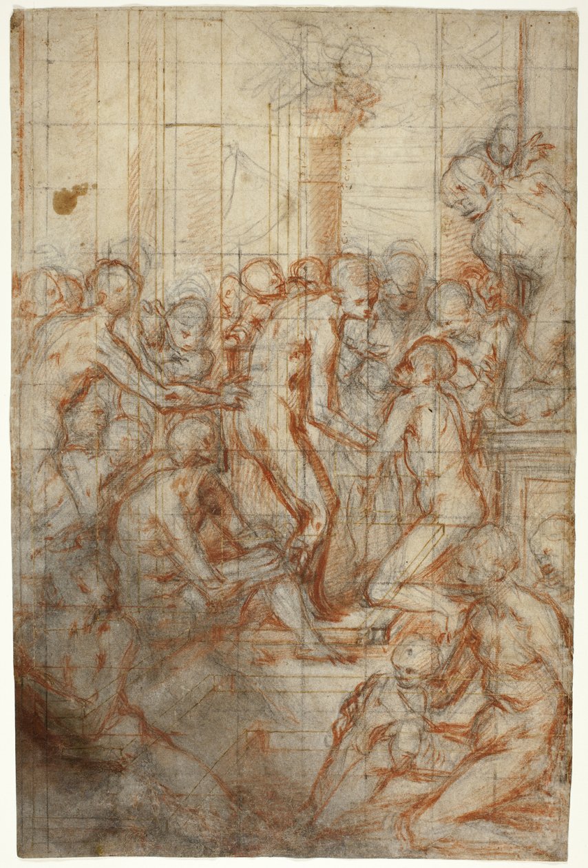 Estudio para la Purificación de la Virgen de Giovanni Battista Naldini