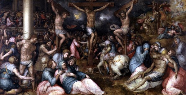 La Pasión, del Salone delle Capriate (Sala de las Cerchas) de Giovanni Battista Naldini