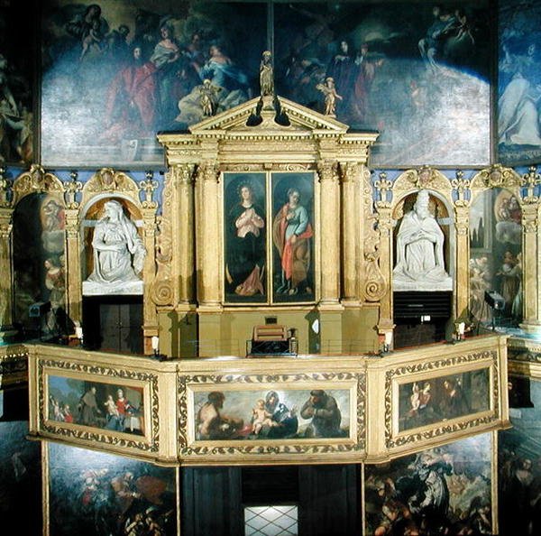 Vista del órgano, 1615 de Giovanni Battista Novello
