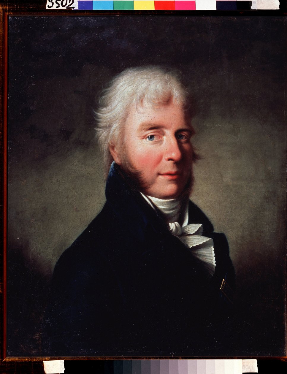 Retrato del Príncipe Sergei F. Golitsyn (1749-1810). Pintura de Giovanni Battista Damon Ortolani (1750-después de 1810), óleo sobre lienzo anterior a 1810. Arte italiano, clasicismo del siglo XIX. Museo Estatal V. Tropinin, Moscú de Giovanni Battista Ortolani Damon