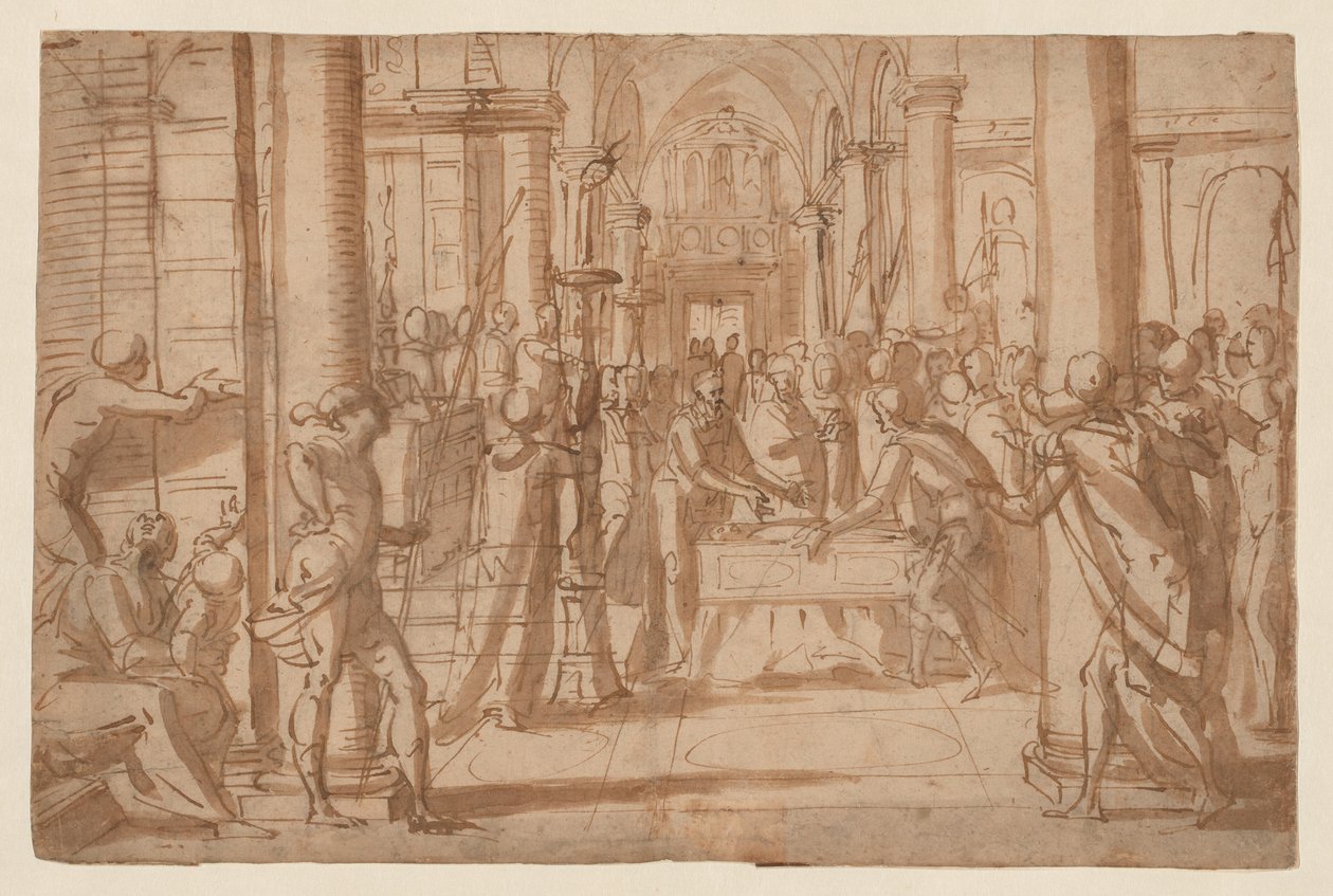 Presentación del Cuerpo de San Antonino de Florencia de Giovanni Battista Paggi