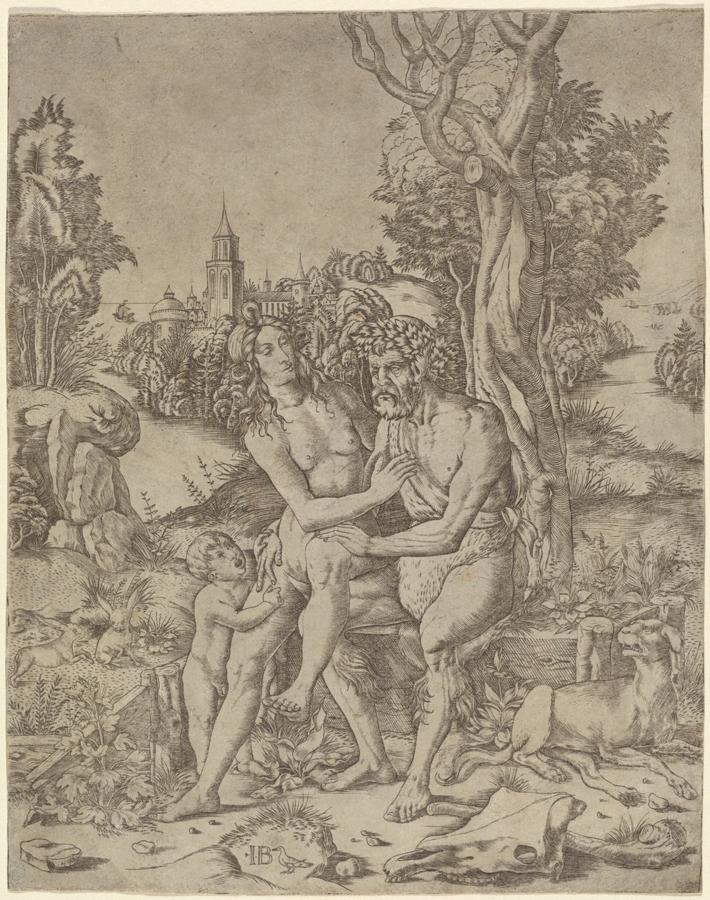 Familia de faunos de Giovanni Battista Palumba