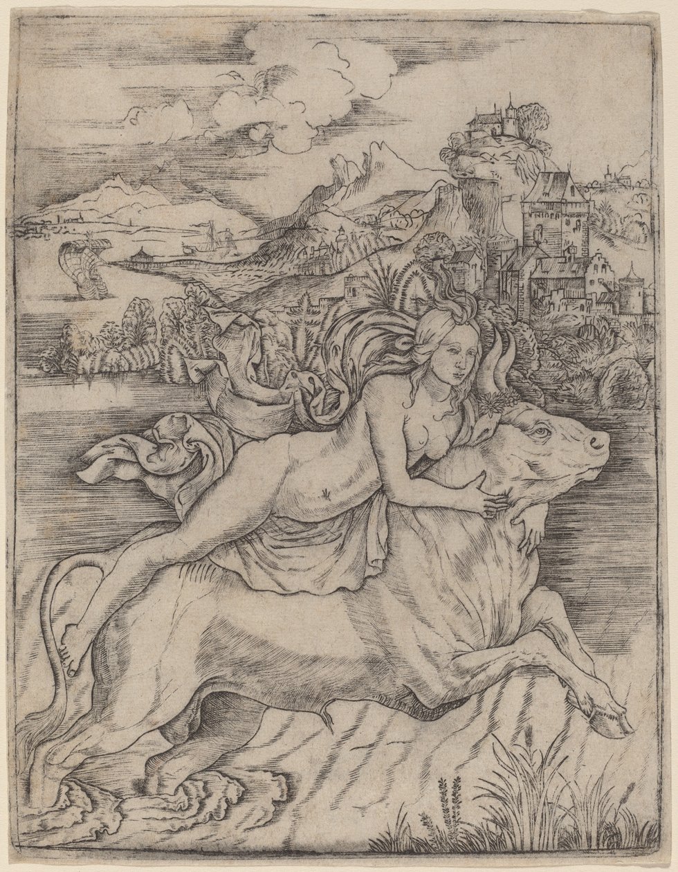 El rapto de Europa de Giovanni Battista Palumba