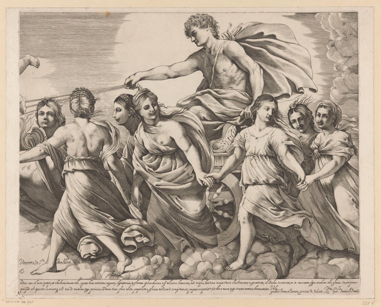 Apolo y Aurora (parte derecha) de Giovanni Battista Pasqualini