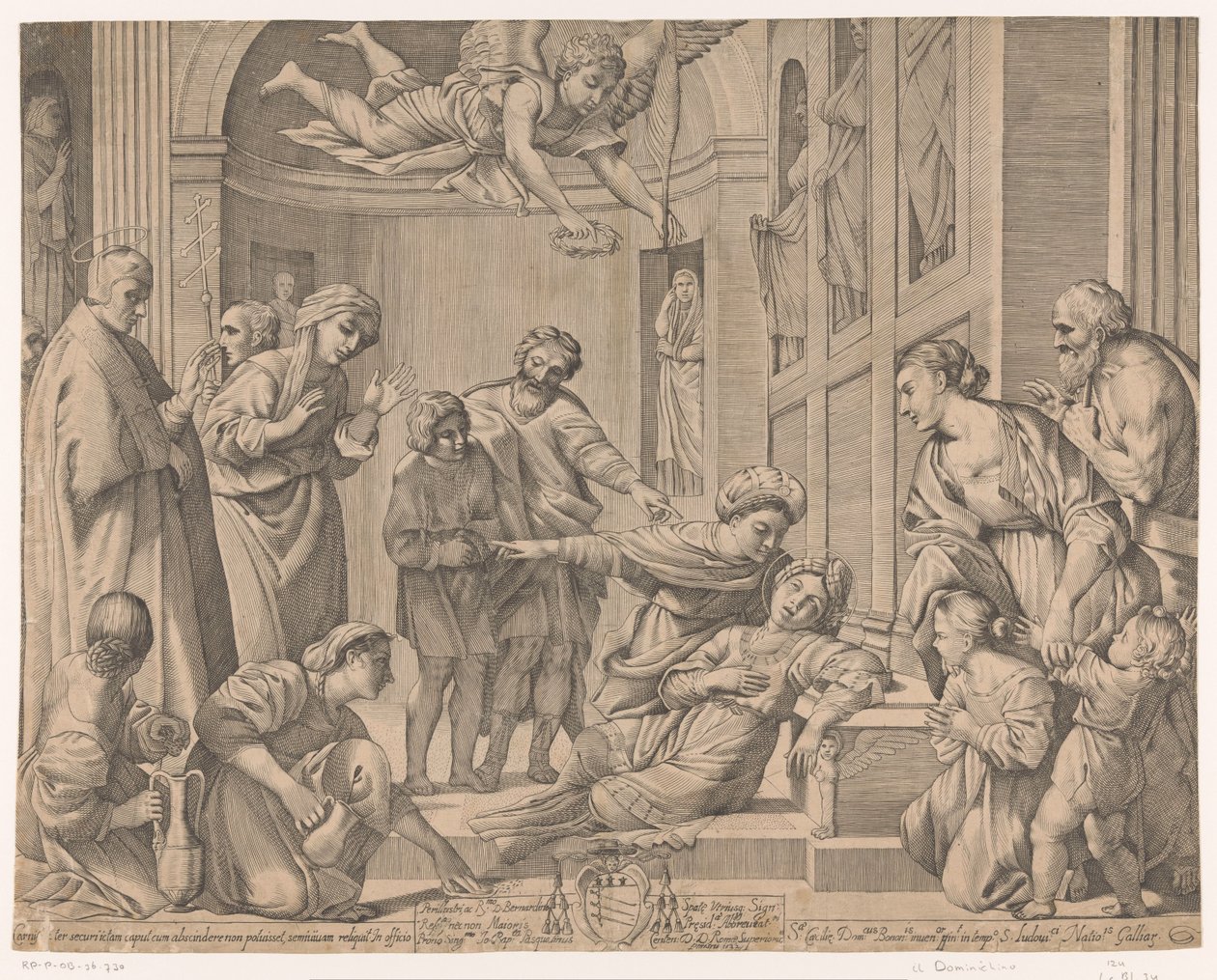 Muerte de Santa Cecilia de Giovanni Battista Pasqualini