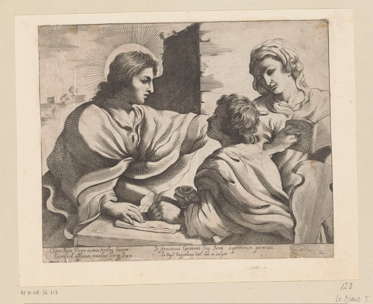 Juan el Bautista, Cristo y María de Giovanni Battista Pasqualini