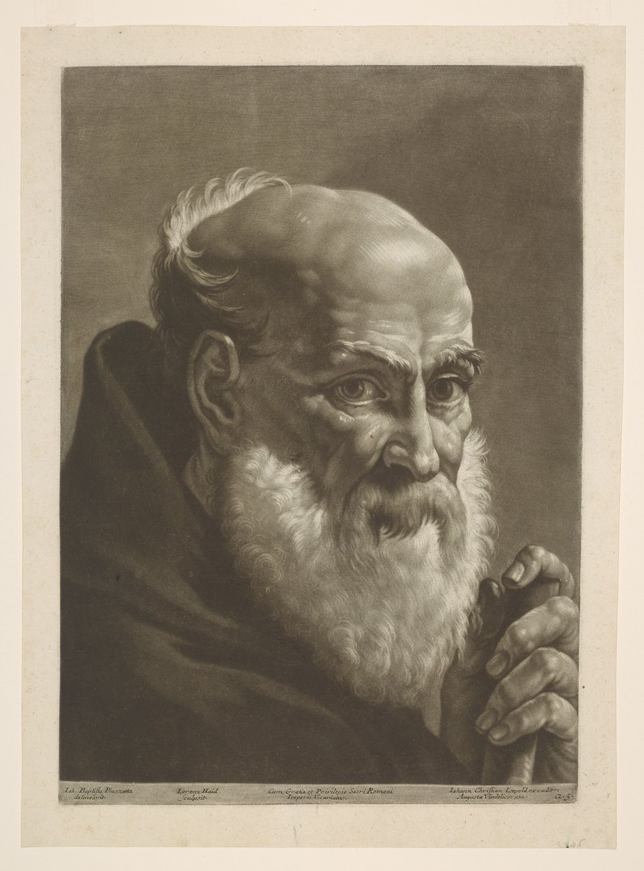 Monje barbudo de Giovanni Battista Piazzetta