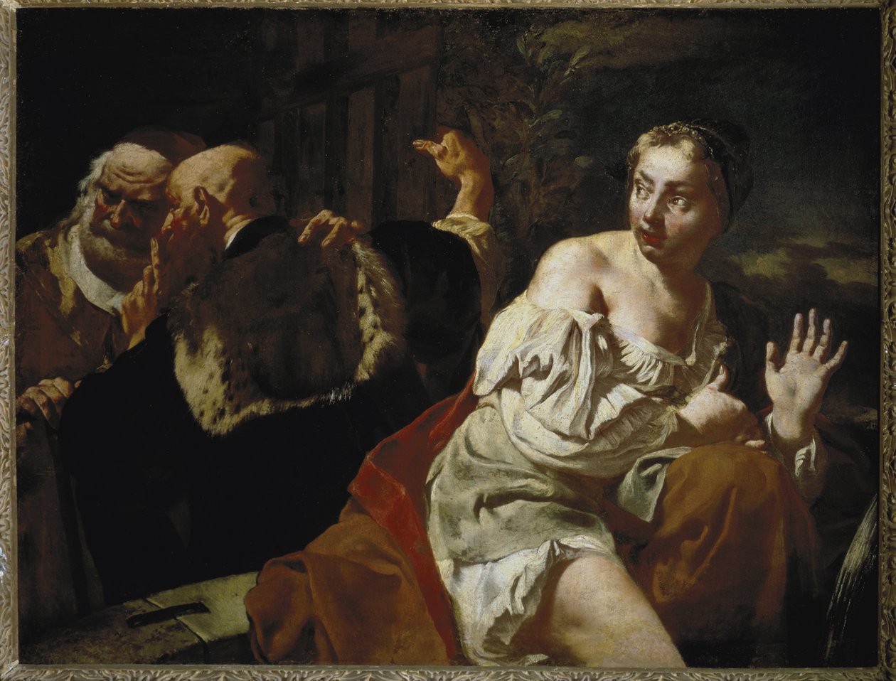 Susana y los ancianos de Giovanni Battista Piazzetta