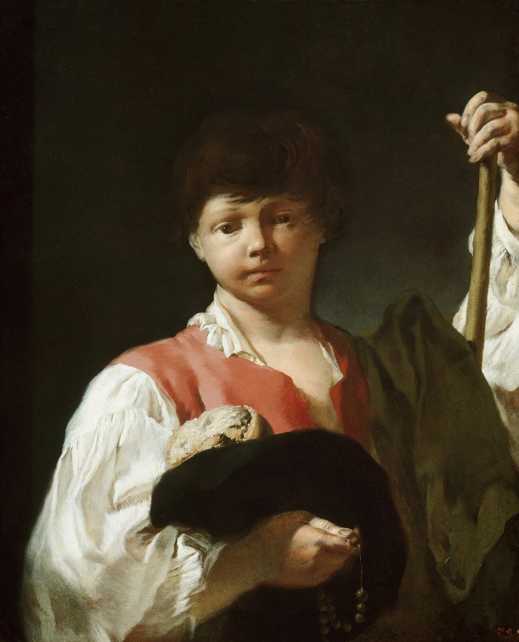 El niño mendigo El joven peregrino de Giovanni Battista Piazzetta