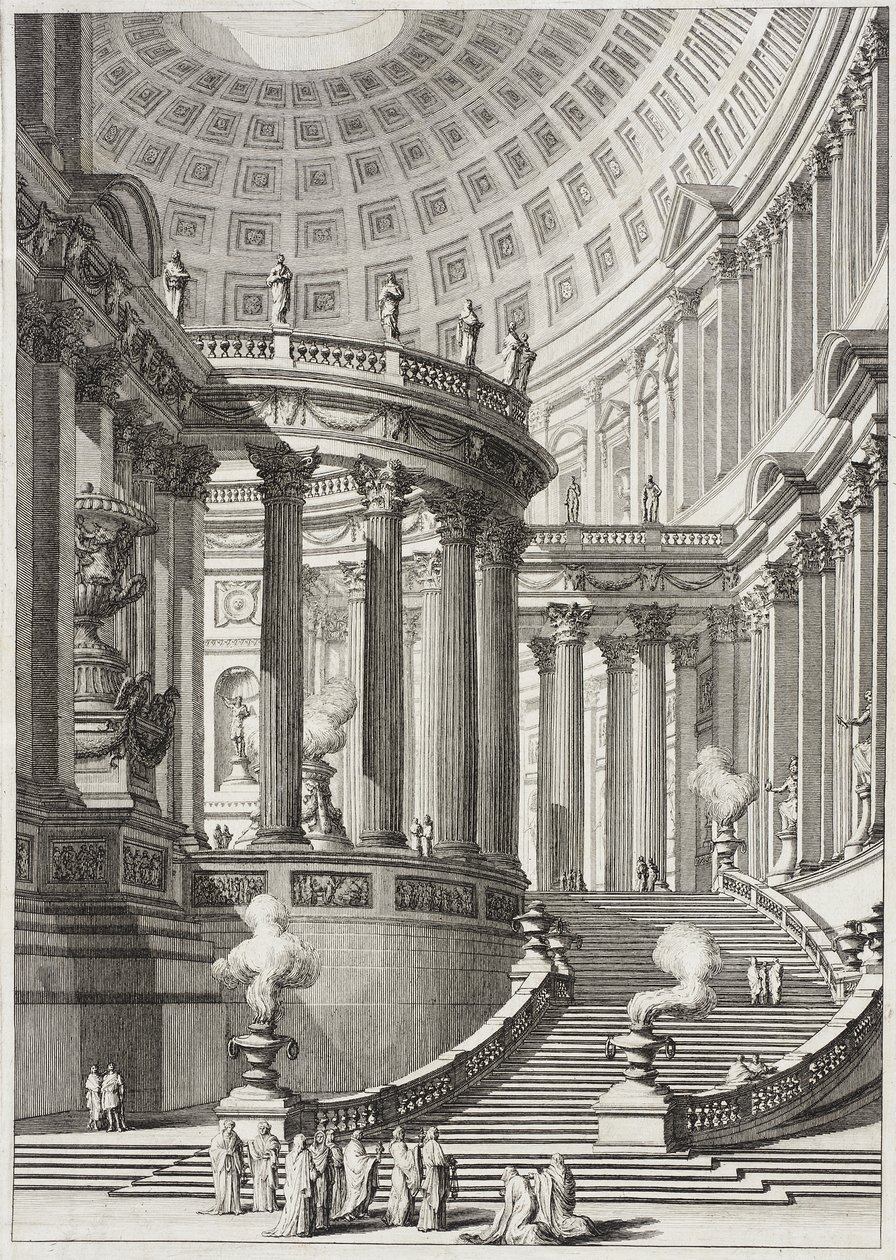 Templo antiguo de Giovanni Battista Piranesi