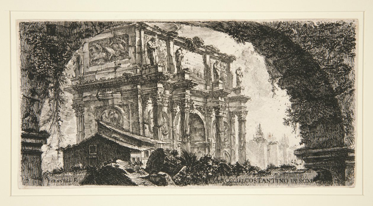 Arco de Constantino en Roma, de Algunas vistas de arcos triunfales y otros monumentos de Giovanni Battista Piranesi