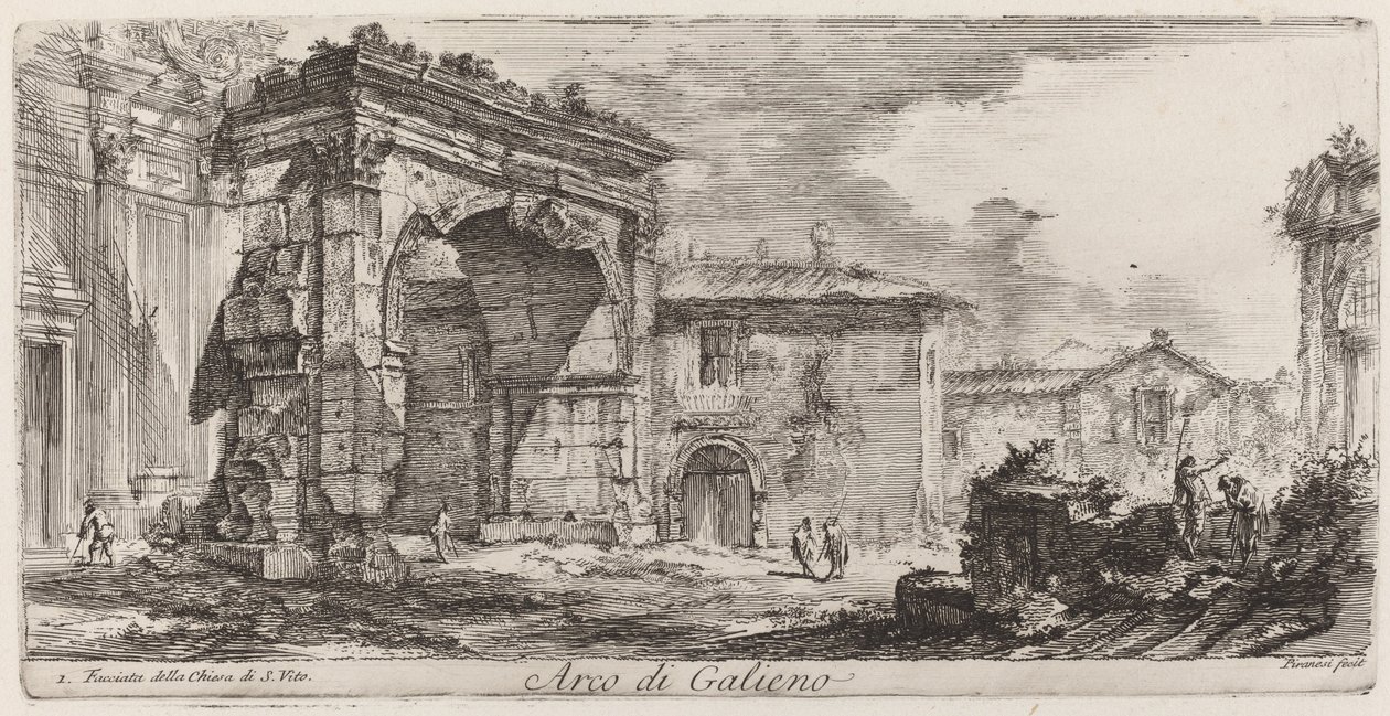 Arco de Trajano en Ancona de Giovanni Battista Piranesi