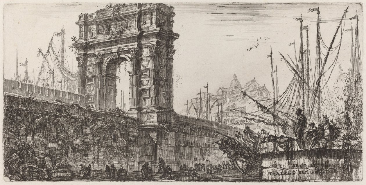Arco de Trajano en Ancona de Giovanni Battista Piranesi