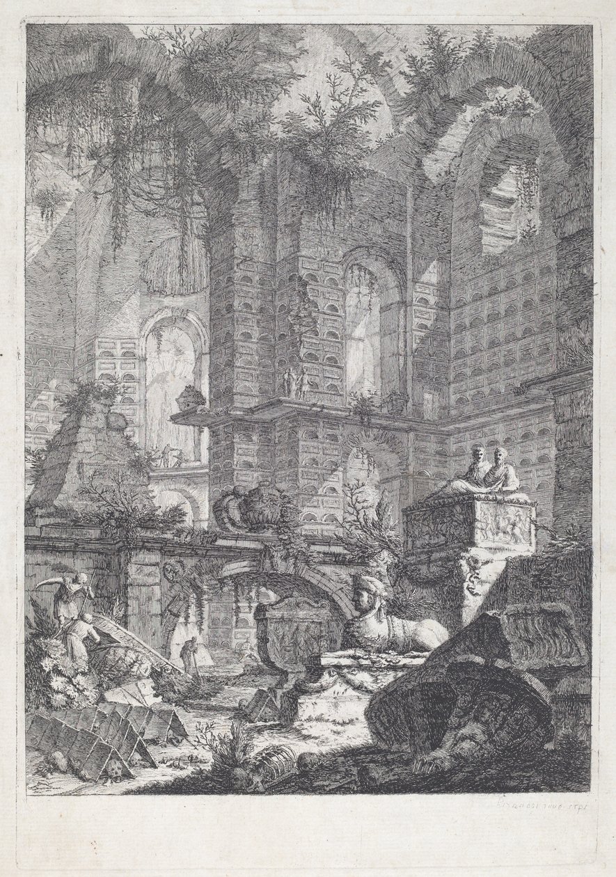 Cámara sepulcral de Giovanni Battista Piranesi