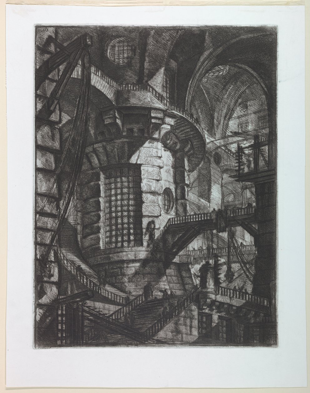 Serie Carceri, Placa III de Giovanni Battista Piranesi