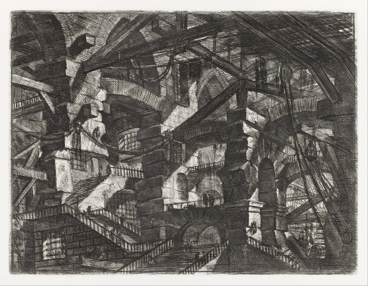 Serie Prisiones, Lámina XIV de Giovanni Battista Piranesi