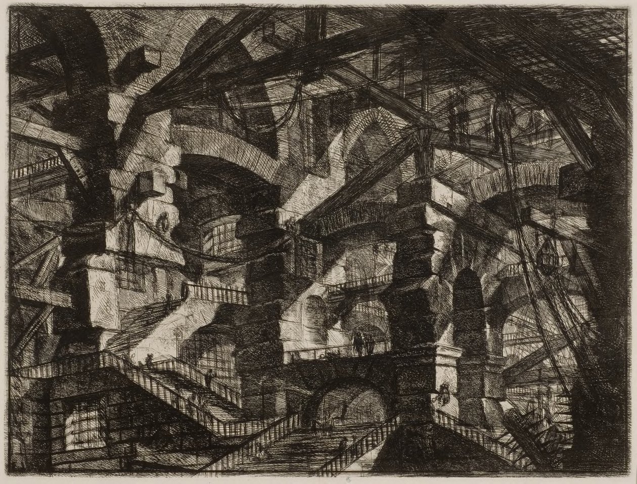 Cárceles imaginarias XIV de Giovanni Battista Piranesi